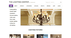 Desktop Screenshot of lightingcentergb.com